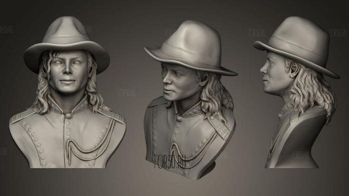Майкл Джексон 3d stl модель для ЧПУ